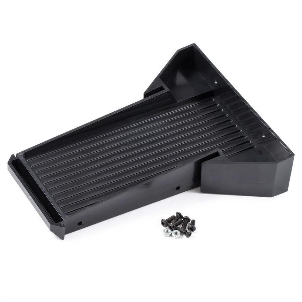 COMODO RC Crawler Cheater Bed 1/10 Scale ABS Plastik-Molded Bed Kompatibel mit Proline Power Wagon Vanquish Phoenix Fordyce(Bed Black)