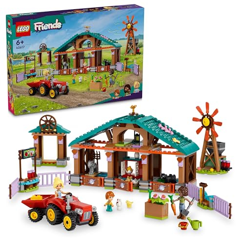 Image of LEGO Friends Farm Animal Sanctuary Toy Set with 8 Figures 42617