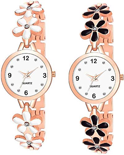Watch City Jay Enterprise Stylish Analogue Leather Belt Combo of 2 Wrist Watches for Girls & Womens (B07V4ZKN45) Amazon Price History, Amazon Price Tracker