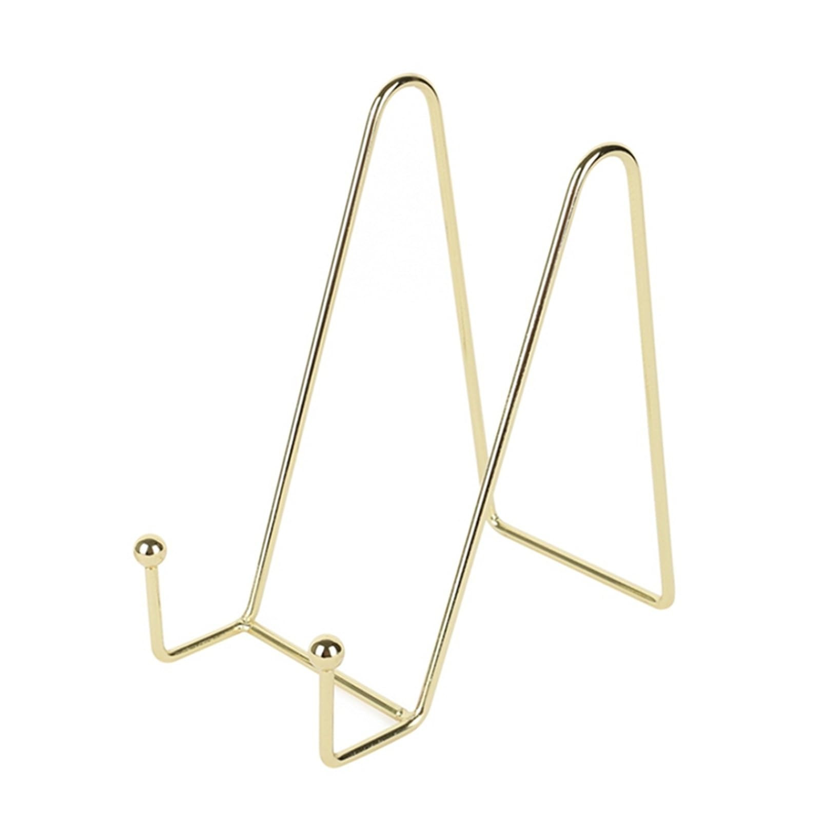 Xiehya Gold 2Pcs Plate Display Stand Picture Easel Stands Holder Dish Tabletop Art Pictures Frame Photo Decorative For Home(Gold)