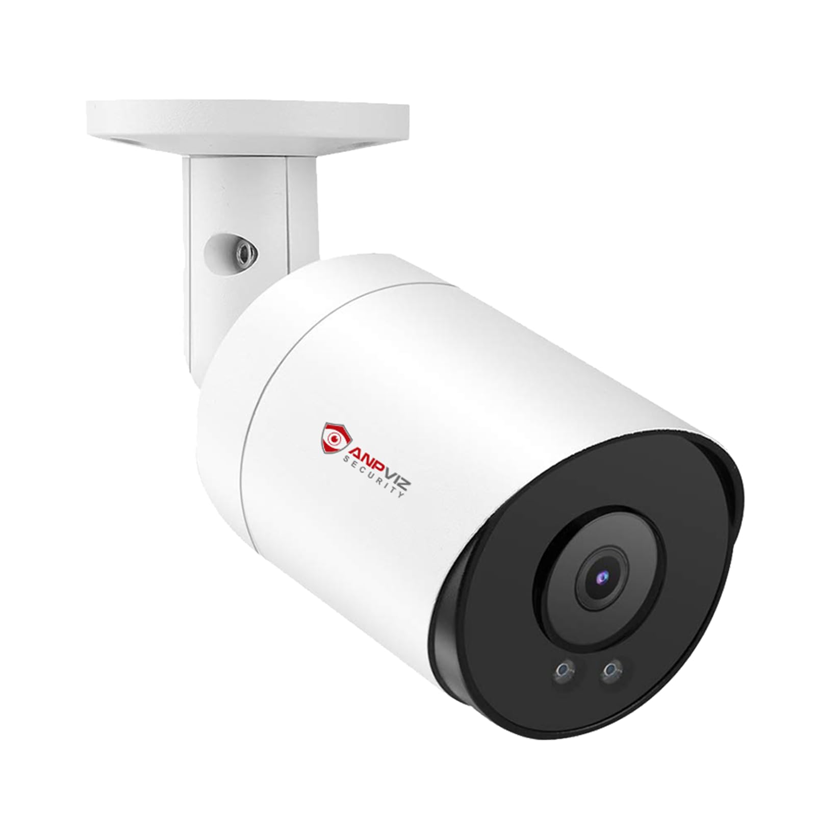Anpviz 5MP Bullet POE IP Camera, 2.8mm Lens Security PoE IP Camera for Outdoor Indoor, Built in Mic, Human & Motion Detection, 100ft IR Night Vision, Up to 512GB MicroSD Slot, IPC-B850WD-S(U Series) 5 MP