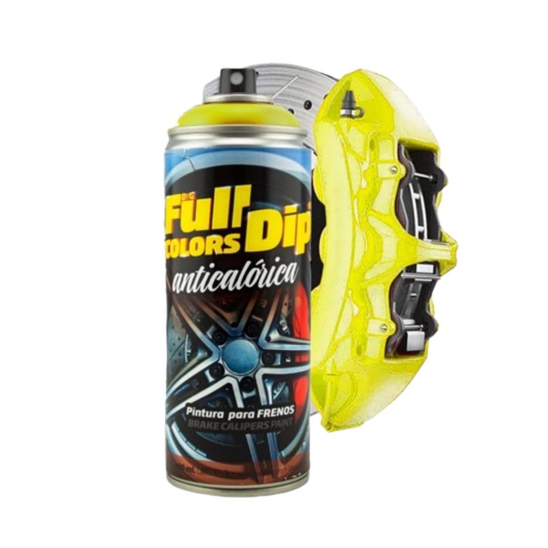 Spray Jaune thermorésistante pour étrier de Frein