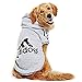 Produktbild DULEE adidog Hund Warme Hoodies Mantel Jumpsuit Haustier Kleidung Jacke Pullover Baumwolle Pullover Outwear Grau 7XL