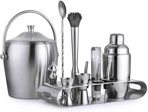 Miniatura 1 de TOEWOE Bartender Kit, Cocktail Shaker Set, Drink Mixer Set, Professional Bar Tools for Drink Mixing, Home, Bar, Parties (12-Piece)