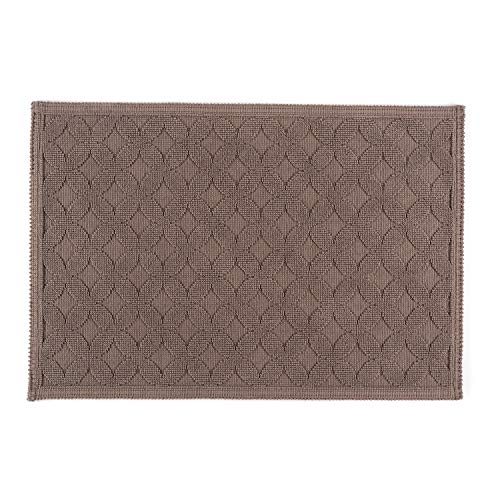 Preisvergleich Produktbild RHOMTUFT Badematte Seaside Taupe - 58 70x120 cm