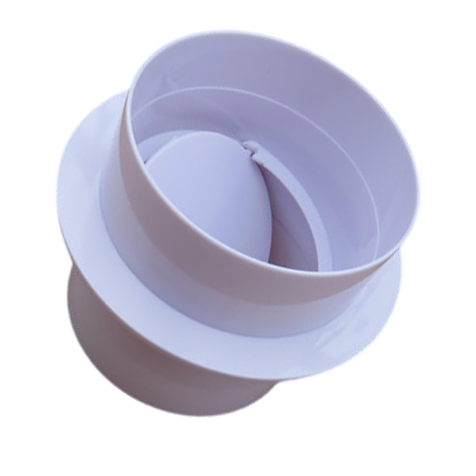 PVC Exhaust Duct Check Valves Replacement None Return Valves Backflow Preventer for Ventilation Systems Easy Installation Air Duct Check Ventilation Device