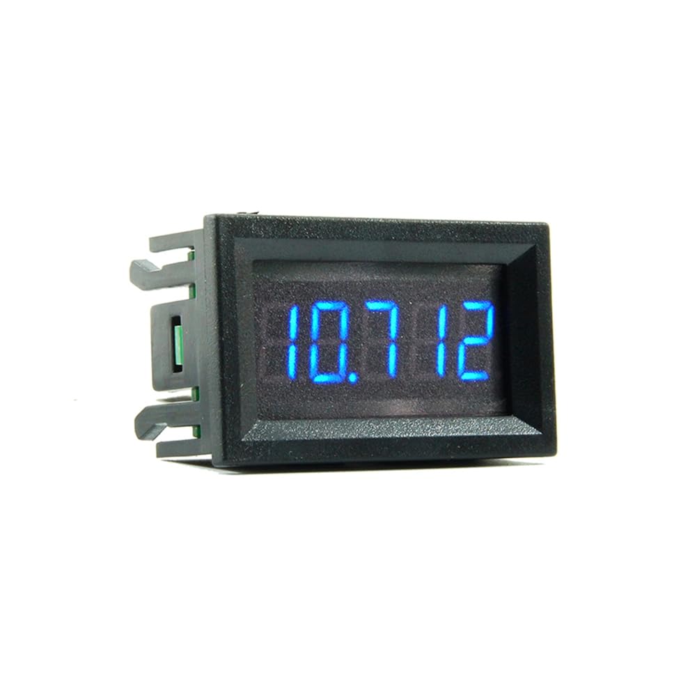 Jnchdghwa Blue Dc 0-33V 3-Wire 5-Digit Digital Voltmeter 0.56 Inch High- Dc Digital Ammeter Functionality