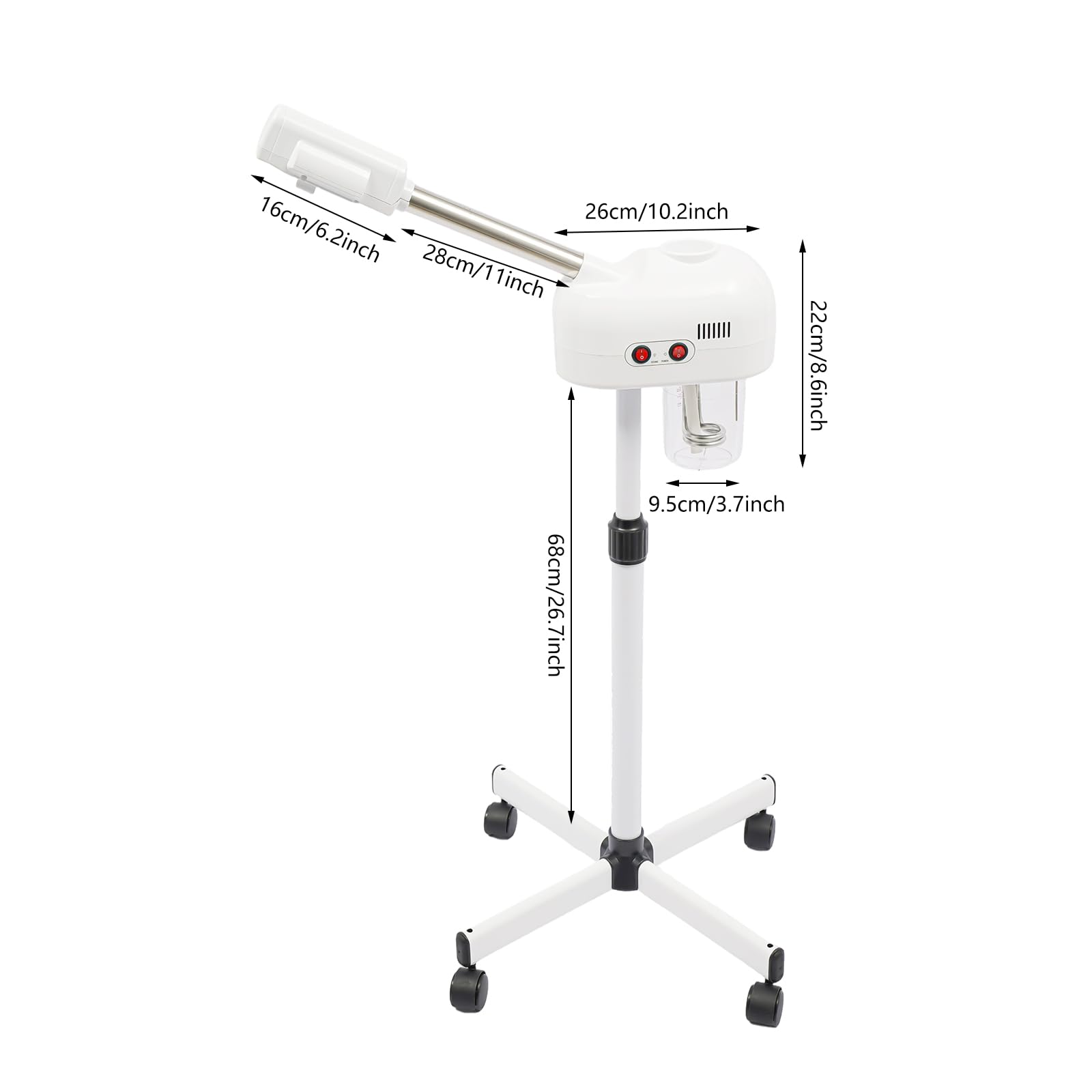 Professionelle Gesichtsdampfer, Dampf Spa Maschine, Gesichtssauna Verdampfe, Feuchtigkeitsspend und Hautpflege, für Häusern, Krankenhäusern, Schönheitssalons