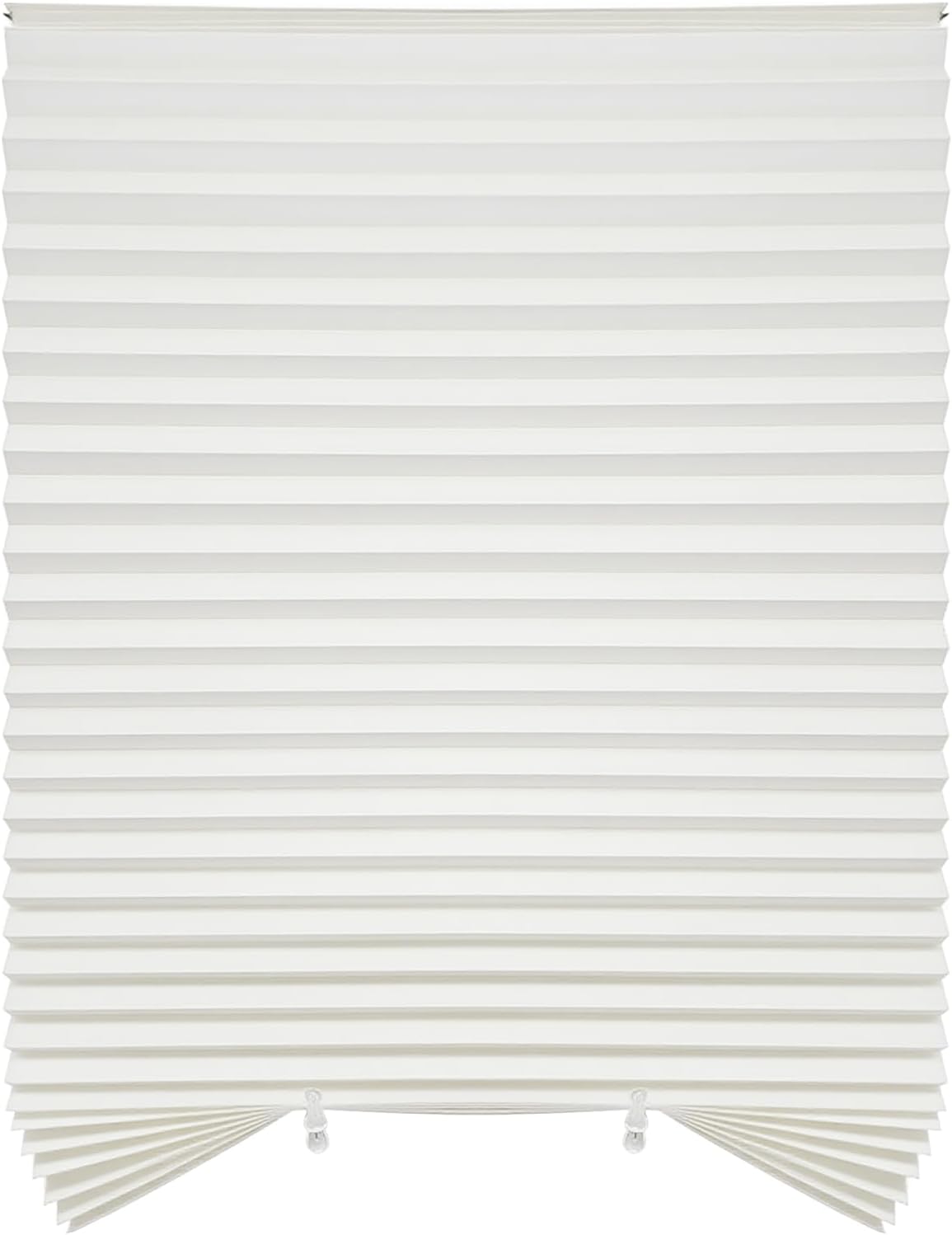 Heblinds 6-Pack White Self-Adhesive Paper Blinds 36x72" - Peel & Stick Light Filtering Shades, No Tools for Offices & Kitchens