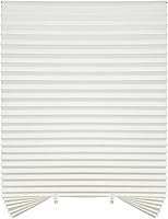 Heblinds 6-Pack White Self-Adhesive Paper Blinds 36x72" - Peel & Stick Light Filtering Shades, No Tools for Offices & Kitchens