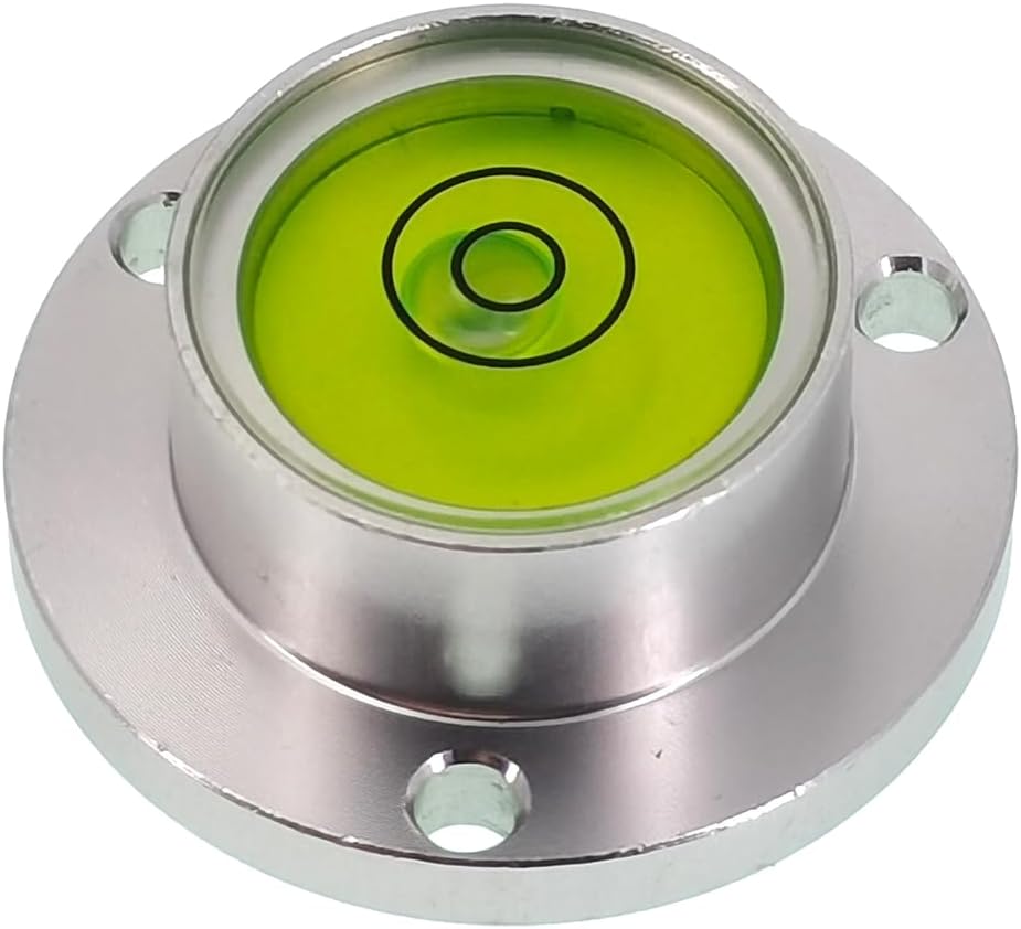 Metal Horizontal Bubble Bull's-Eye Level Universal Horizontal Bubble Flange Water Bubble Level Horizontal Bubble Small Household (30 * 11mm(Green))
