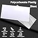 2 Pcs Polycarbonate Clear Plastic Sheet, 24