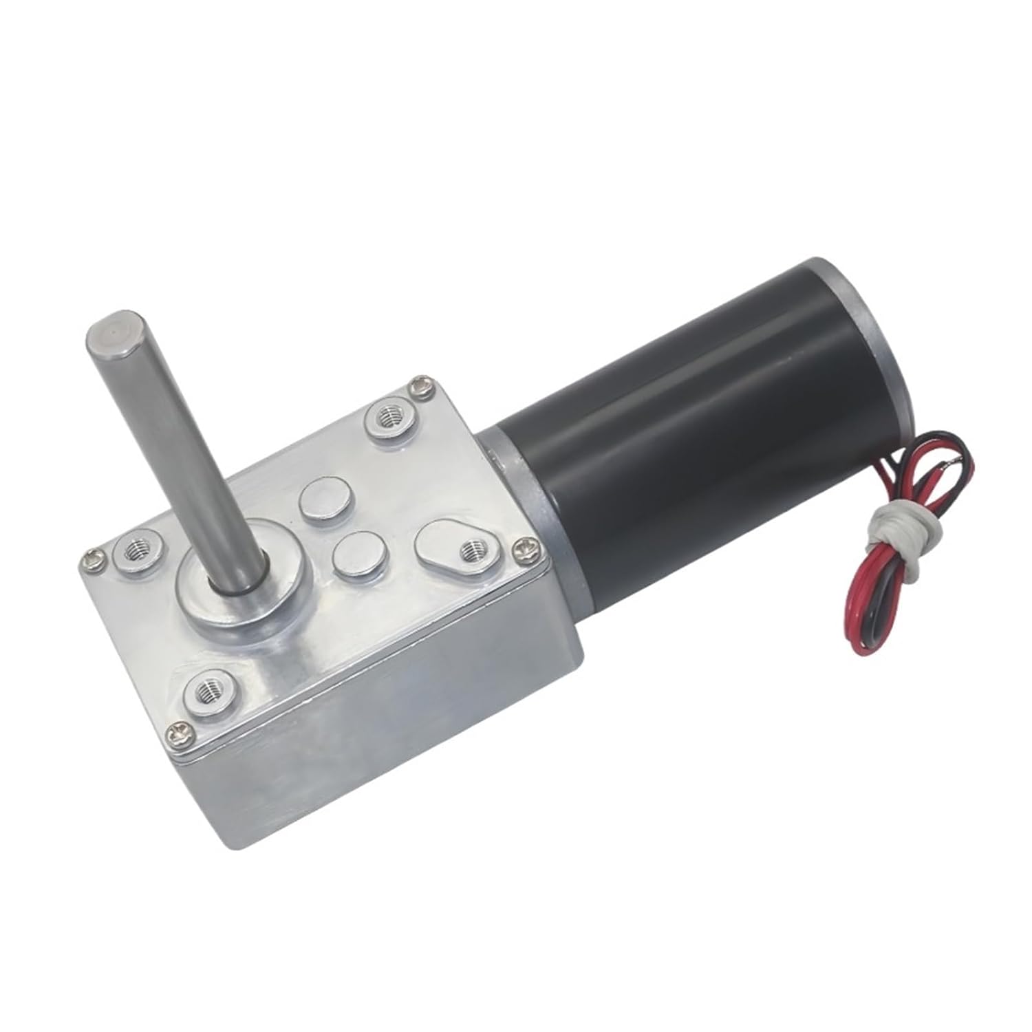 5840-31ZY L-51mm 12/24V DC Motor Worm Gear Motor Self-Lock High Torque 70kg Motor(Single Motor,100 RPM,12V)