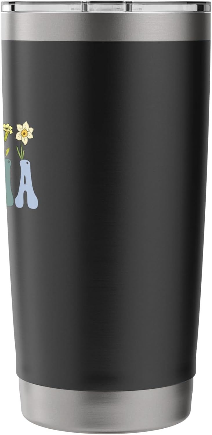 Glamma Gifts Women Wildflower Floral Design Glamma Stainless Steel Insulated Tumbler - Image 2