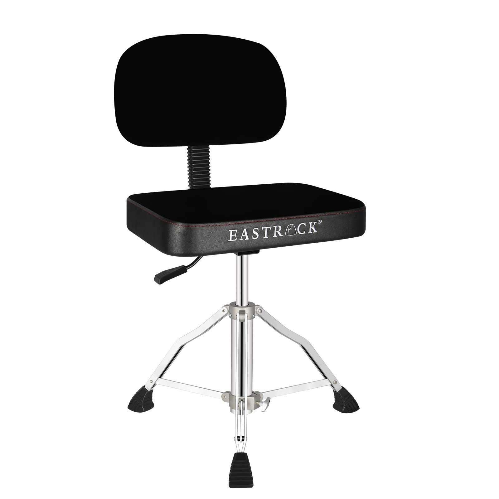 Buy EASTROCK Drum Throne with Backrest Airlift Rotatable Drum Seat