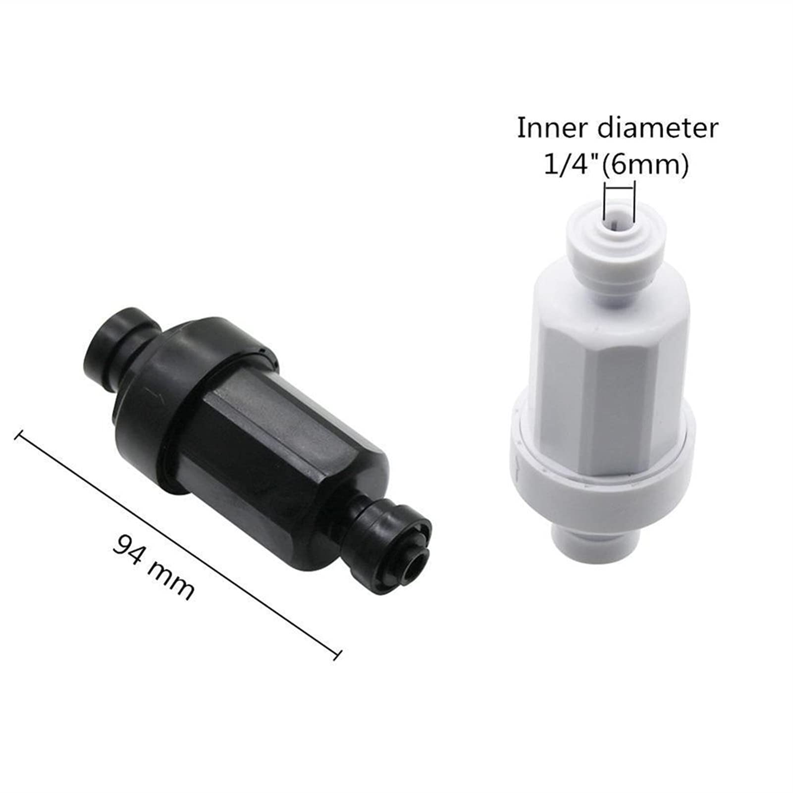 XIOKLM 1/4 3/8 Filtro compatible l'acqua da giardino Accesso rapido Micro-filtro Depuratore d'acqua Filtri a rete in acciaio inossidabile anteriore Connettori compatible giardino domestico(1I4