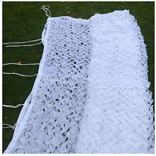 Filet de ombrage blanc camouflage militaire renforcé pour pergola et extérieur