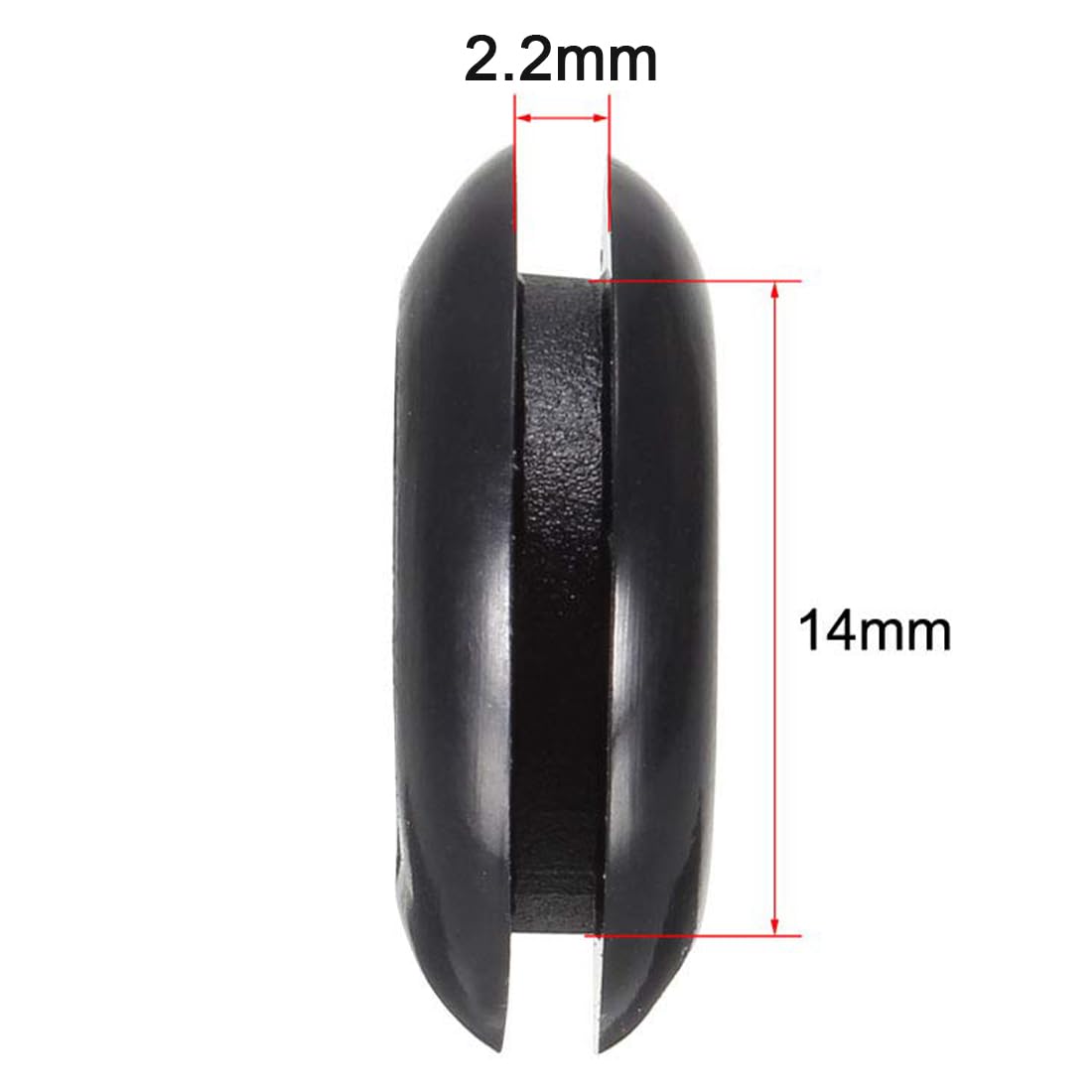 TA-VIGOR 20Pcs Rubber Grommets Cable Wire Protector, 12mm Conductor Wiring Blanking Gasket Ring Grommets - Image 3