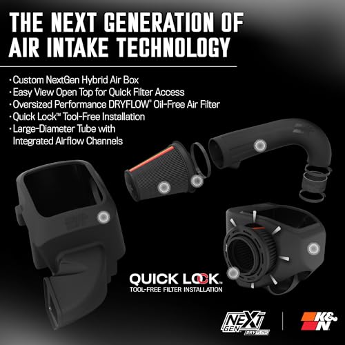 K&N NextGen Dry-Flow Cold Air Intake