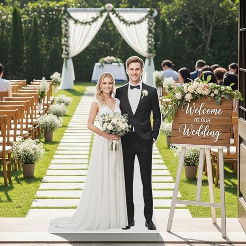 Life Size Cardboard Cutout, 5-7ft Standup, Personalized Cutouts for Parties, Weddings, Birthday, Graduations, Custom Standee Cut Out for Event Decorations, Photo Gifts - Image 3