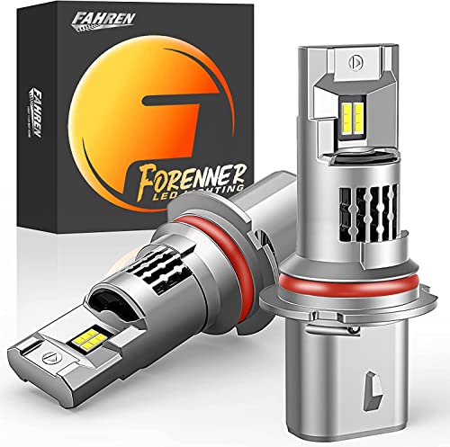 Fahren 2023 Newest 9004/Hb1 Led Headlight Bulbs, 24000Lm Ultra Brighter, 1:1 Size Hi/Lo Dual Beam 9004 Hb1 Led Bulb, 6500K Cool White, Direct Installation, Pack Of 2 #TOP27