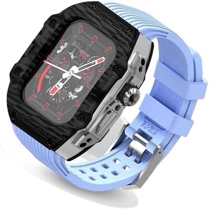 Bracelet montre caoutchouc fluor 49mm : protégez votre iWatch fragile