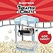 West Bend Stir Crazy Movie Theater Popcorn Popper, Gourmet Popcorn Maker Machine with Nonstick Popcorn Kettle, Measuring Tool and Popcorn Scoop for Popcorn Machine, 4 Qt., Blue