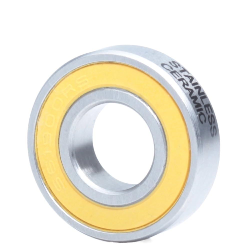 ZBJGBUIA 6900-2RS Stainless Bearing 10 * 22 6 mm ABEC-5 6900 RS Bicycle Hub Front Rear Hubs Wheel Ceramic Balls Bearings