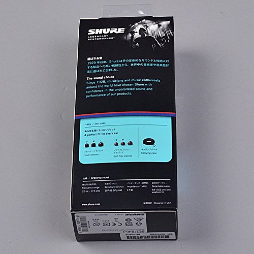 Amazon.co.jp: SHURE SE215 BLK イヤホン シュア : 家電＆カメラ