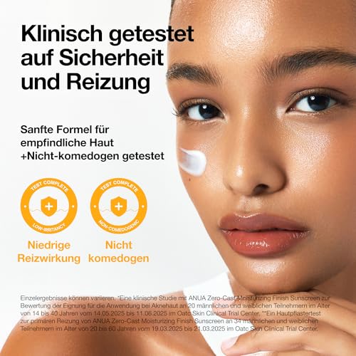Anua Zero-Cast Moisturizing Sunscreen Spf 50, Korean Skincare, 50ml – Ansicht 6