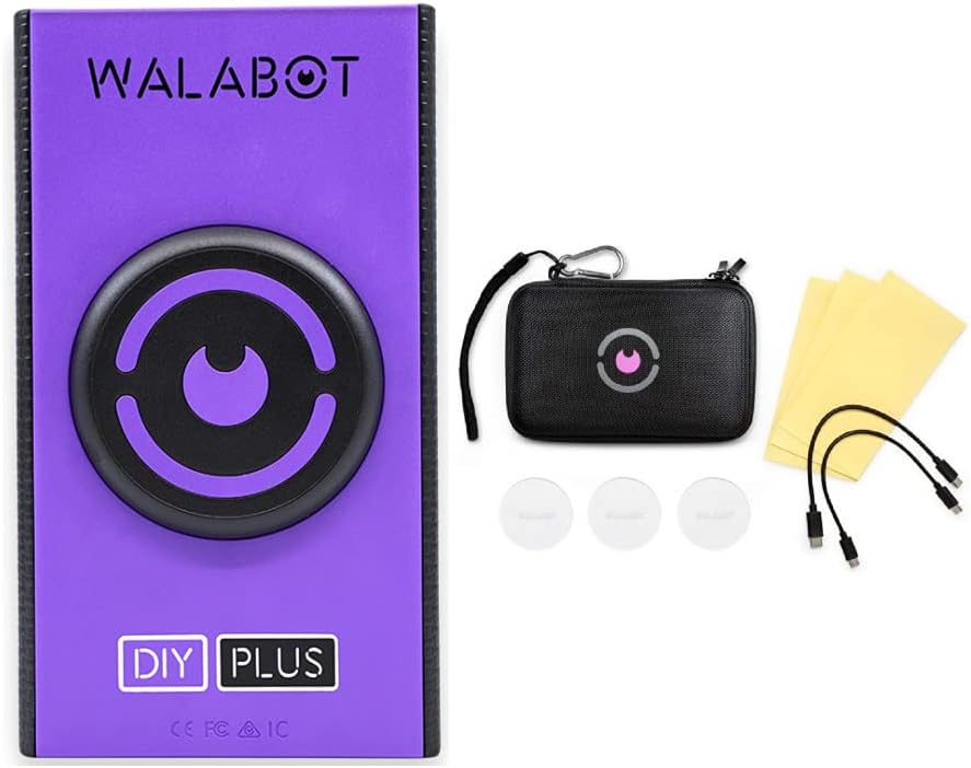 Walabot DIY Plus Advanced Wall Scanner and Stud Finder Bundle with Protective Case and 8-Piece Accessory Kit for Android Smartphones (2 Items)