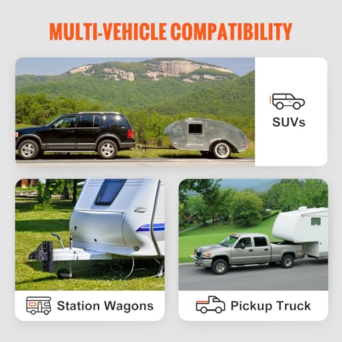 Vevor KDJXTCOHQDZ2-5HZJ Adjustable Trailer Coupler And 5-Position Channel Bracket Kit thumb #5