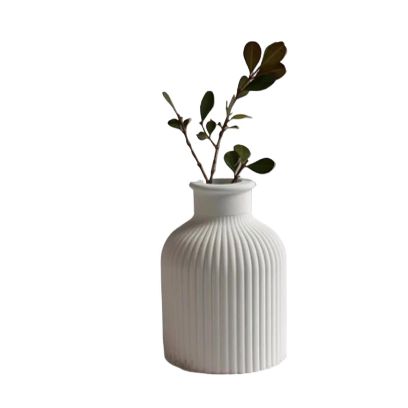 Cylindrical Vase Resin Flower Decoration For Home
