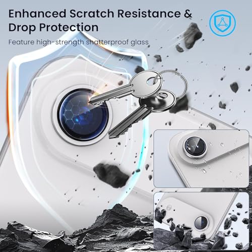 Image of Lensarmor Compatible With Cloud White iPhone Air Camera Lens Protector - 9H Tempered Glass, Scratch Resistant, Premium iPhone Air Accessories, Flash-Friendly Lens Cover