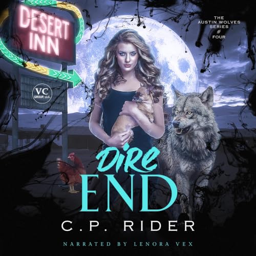 Dire End Audiolibro Por C.P. Rider arte de portada