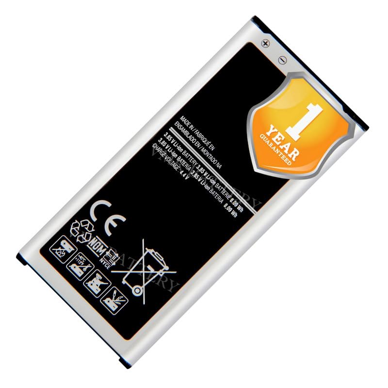 Image of Original EB-BG800BBE Battery Compatible for Samsung Galaxy S5 Mini (SM-G800H, SM-G800F, SM-G800M, SM-G800Y) - (2100mAh) - 1 Year Warranty K7