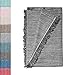 Mehrzweck Tagesdecke : Plaid Sofa, Bettüberwurf Baumwolle Decke, Bettdecke, Seide aus Baumwolle Sofas und andere Fasern. Überwurf für Sofa, Sessel & Bett (Dunkelgrauer JASP. 06, 230x260cm)