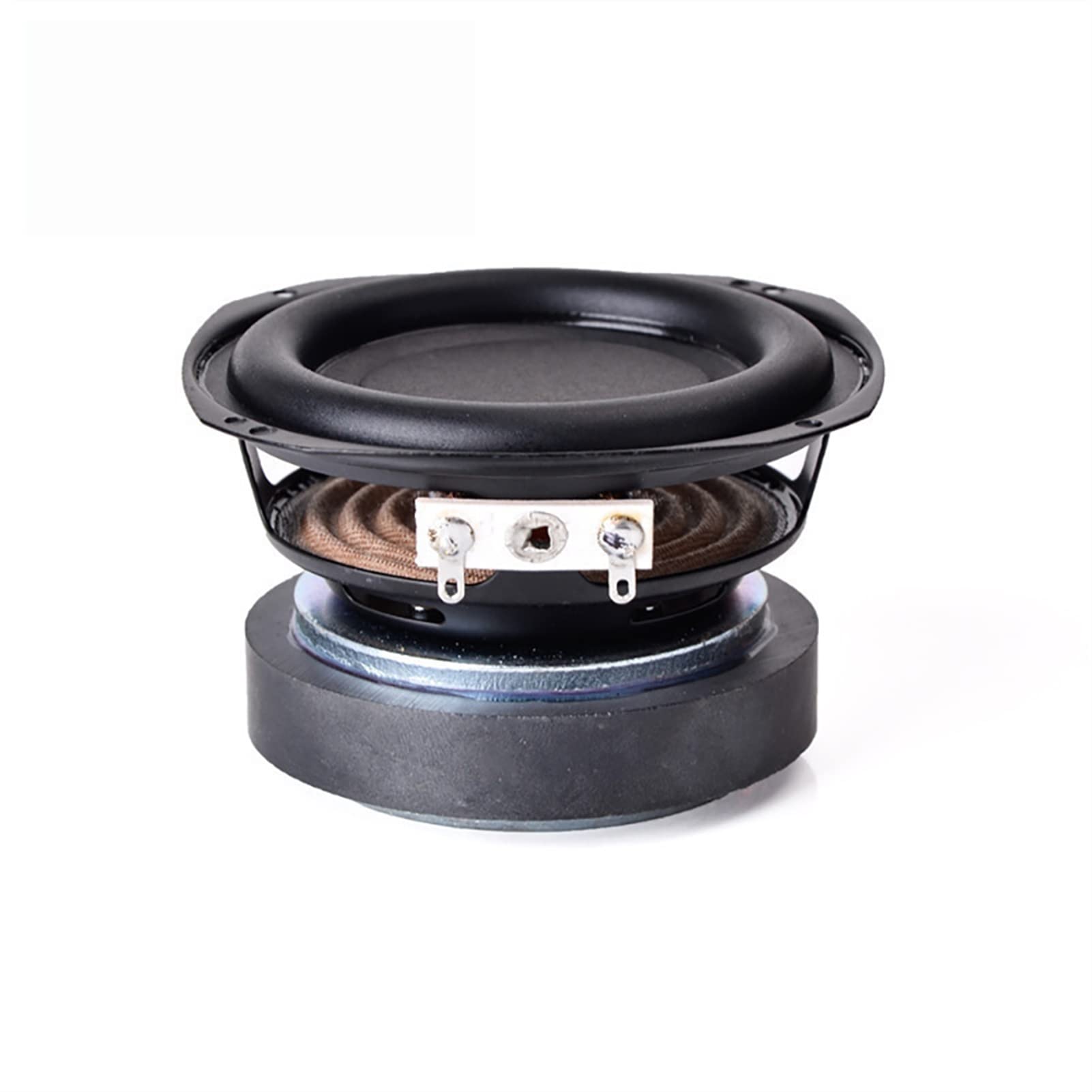 Altavoz Bluetooth Subwoofer de 3 Pulgadas, Altavoz de Alto Rendimiento de 8Ohm y 20W, Altavoces de Woofer con Borde de Goma de 20 núcleos para Piezas de Bricolaje, 1 ud.