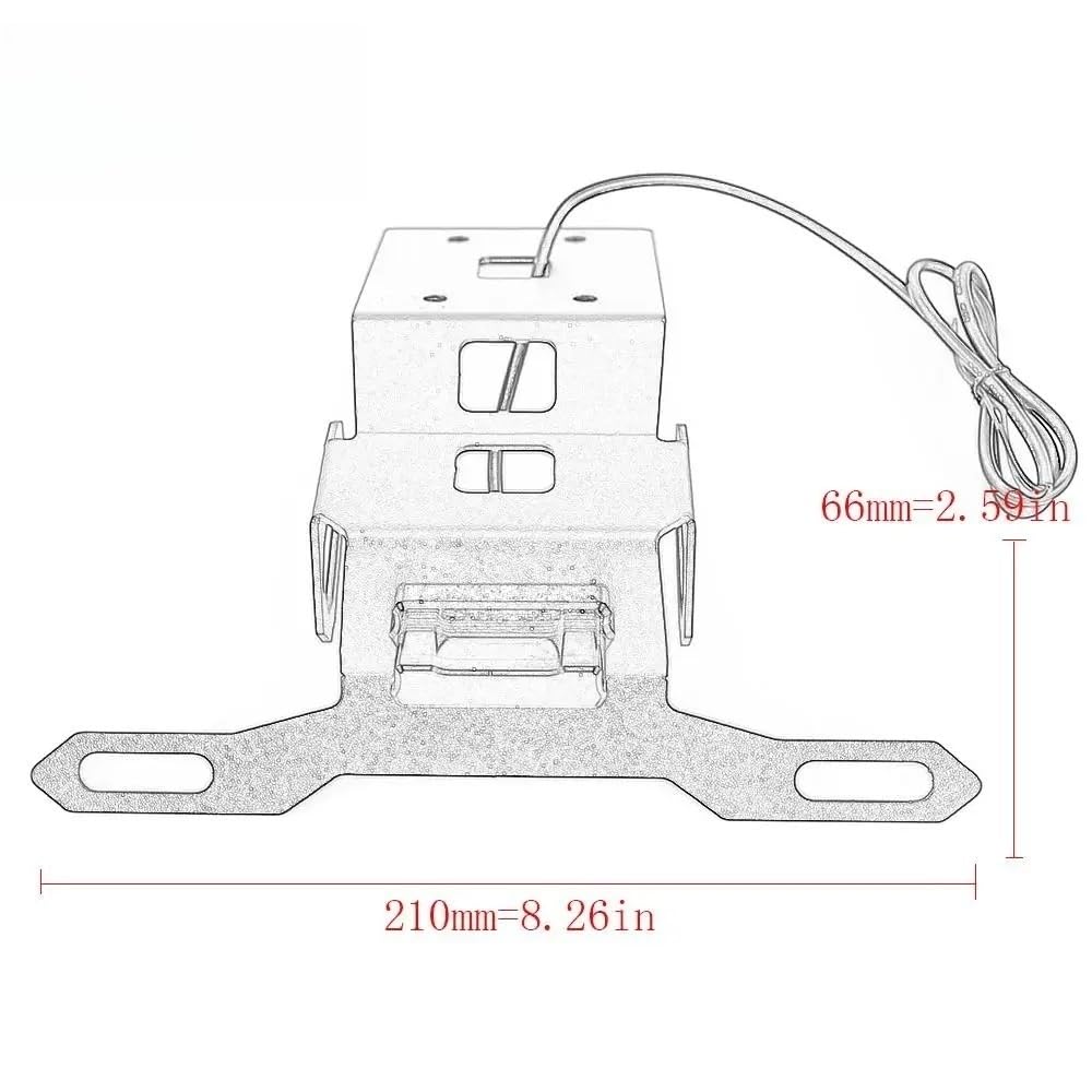 Portatarga Moto Targa Supporto Fanale posteriore Staffa Ordinata Accessori Per Z1000SX Z1000 Z 1000 SX 2020 2021 2022 2023