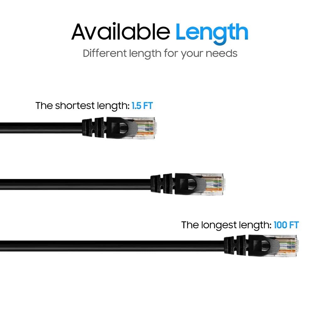Cmple – Cat 6 500 MHz UTP Ethernet LAN Cable de red