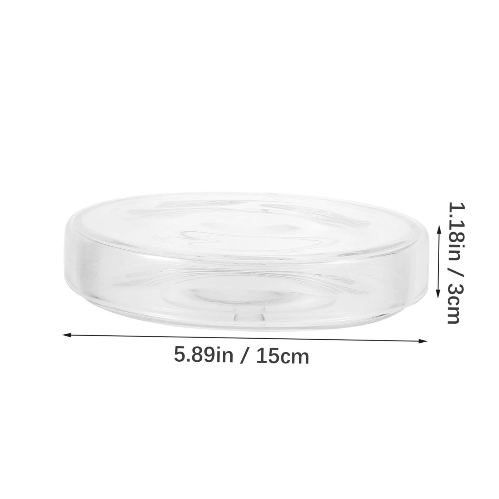 BESTonZON 1pc Glass Cell Culture Dish Science Experiment Plates for Students Laboratory Petri Dishes