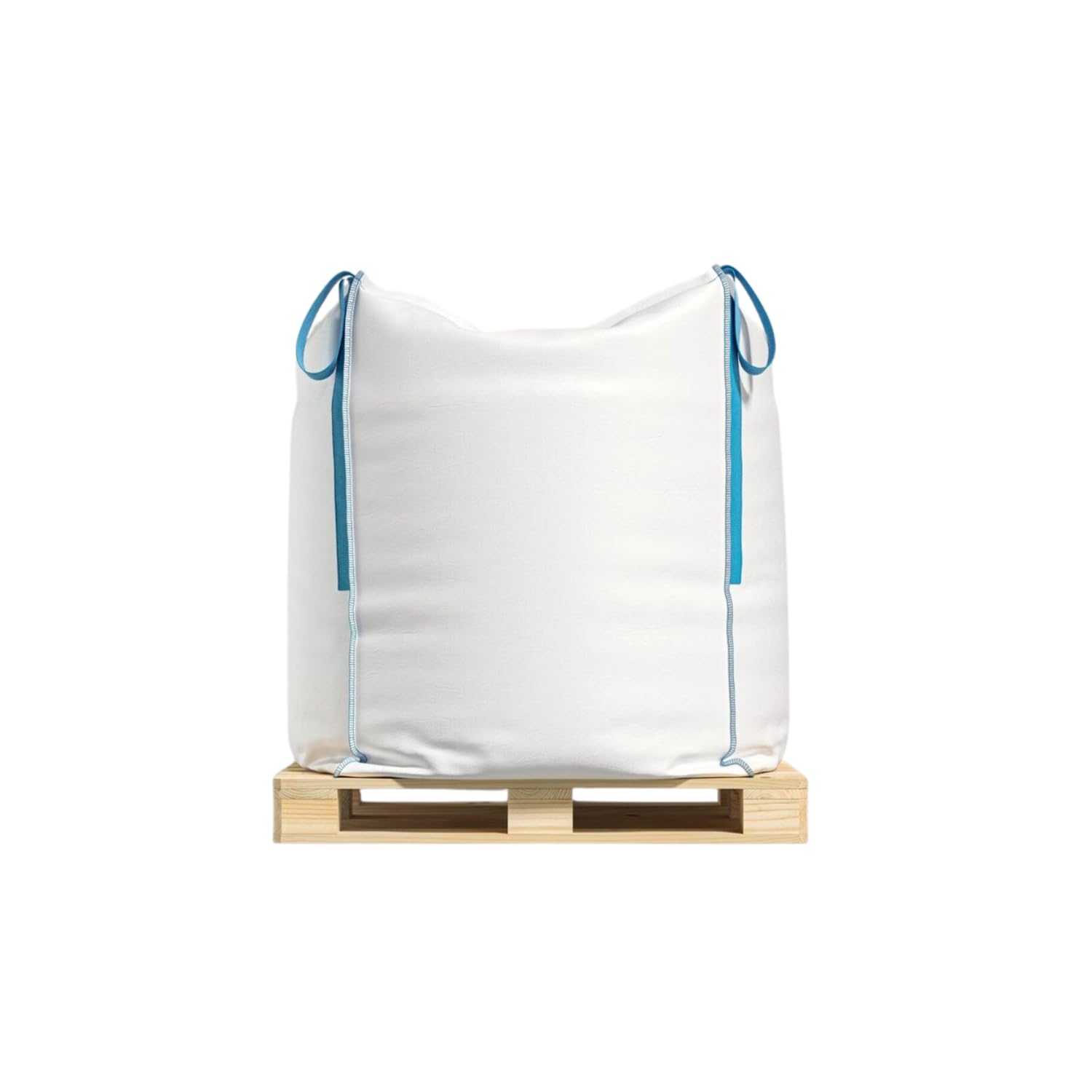 Big Bag Sac de Transport 90 x 90 x 90 cm – Capacité 1000 kg | Sac en Polypropylène Tissé avec 4 Poignées de Levage | pour Gravats | Bois, Sable, Déchets de Jardin (5)