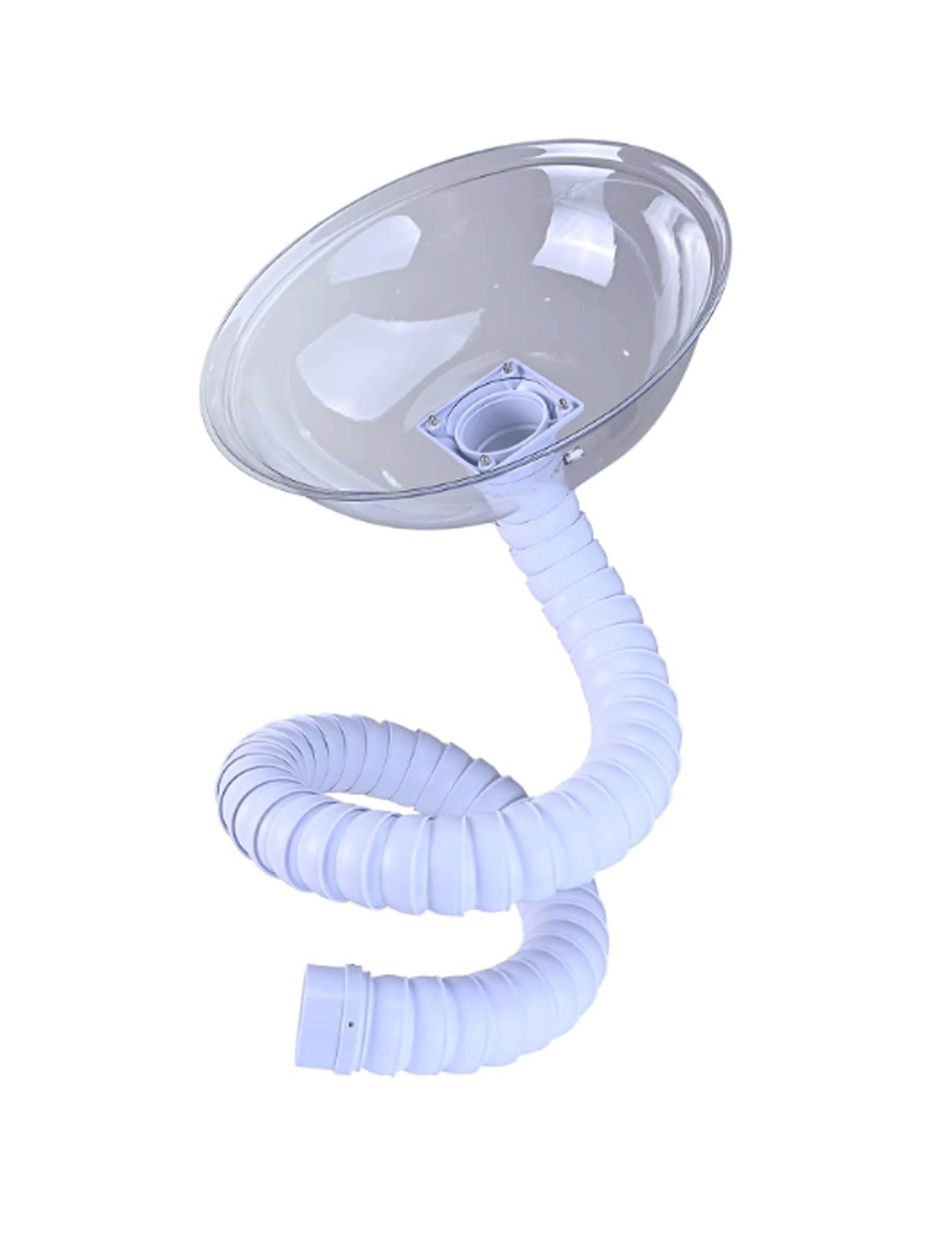 Extractor de humos de soldadura con válvula ajustable, tubo de ventilación for extracción de humos, brazo colector de conducto flexible for eliminación de aire/humo(7.5x150cm/2.9x58.5in)