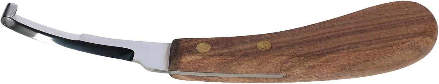 Kerbl 16160 Hoof knife claw knife, double, blade made of stainless steel, length 21 cm
