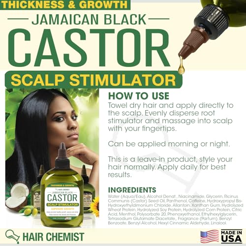 Hair Chemist Jamaican Black Castor Oil Scalp Stimulator 7.1oz — view 7