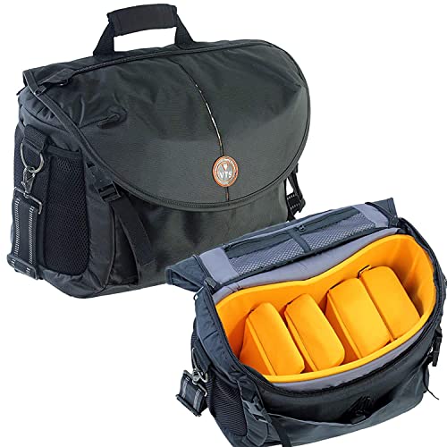 Image of VTS DSLR Camera Bag - Waterproof Backpack & Shoulder Carry Case for Camera, Lens, Tripod & Accessories