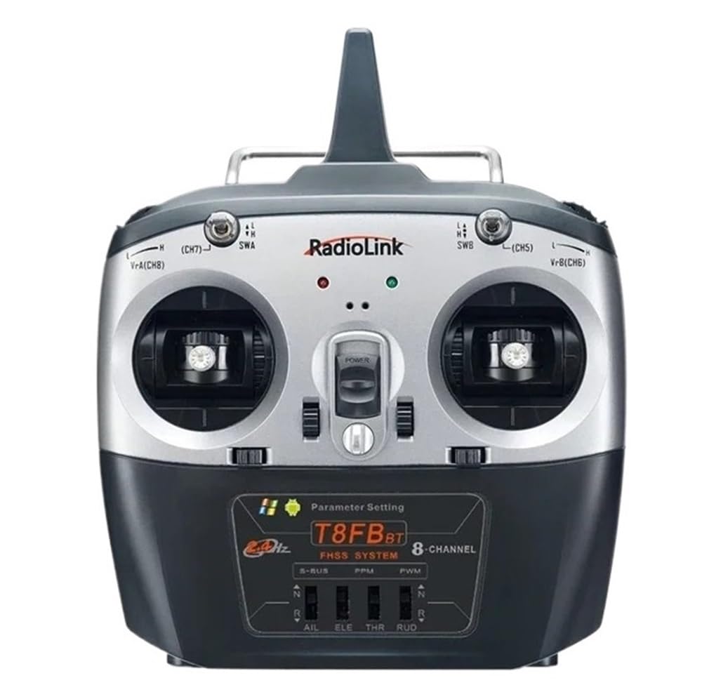 T8FB BT 8 canali radiocomando 2.4G con ricevitore R8EF trasmettitore remoto adatto for aereo ad ala fissa Drone FPV(T8FB Mode 2 R8EF)