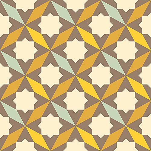 Papier Peint Magic-Stick Abstrait Rétro Stickers Muraux Lessivables 208x146 cm - 3