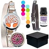 Essential Oil Bracelet Set with Gift Box and 10ml Lavender Essential Oil - Anxiety Bracelet - Aromatherapy On The Go