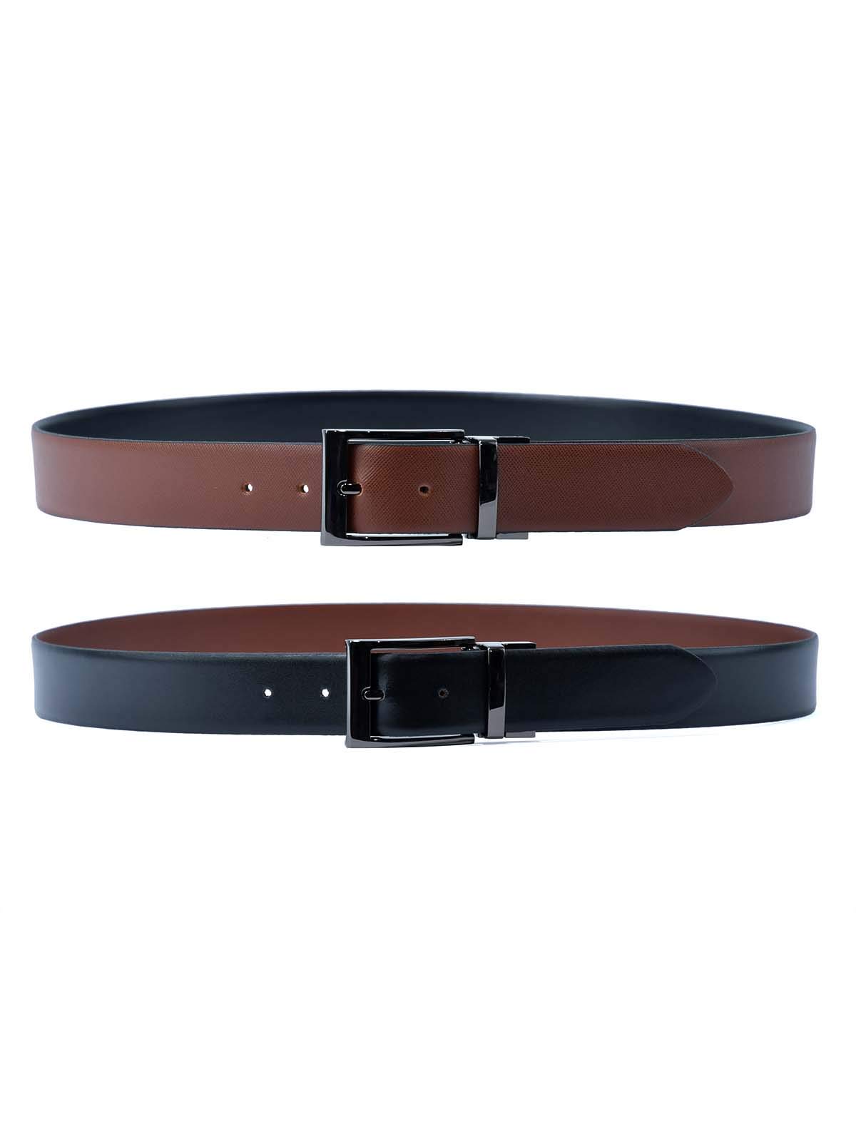 LLOYD-Herren-Wendegürtel 35mm Schwarz-Braun 85